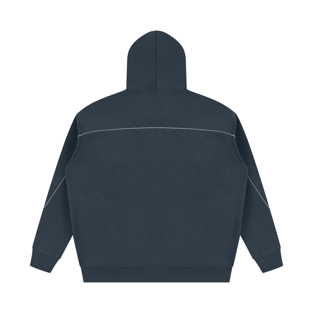Steadfast Chicago Bears Adult Oversized Piping Fleece Hoodie | Navy