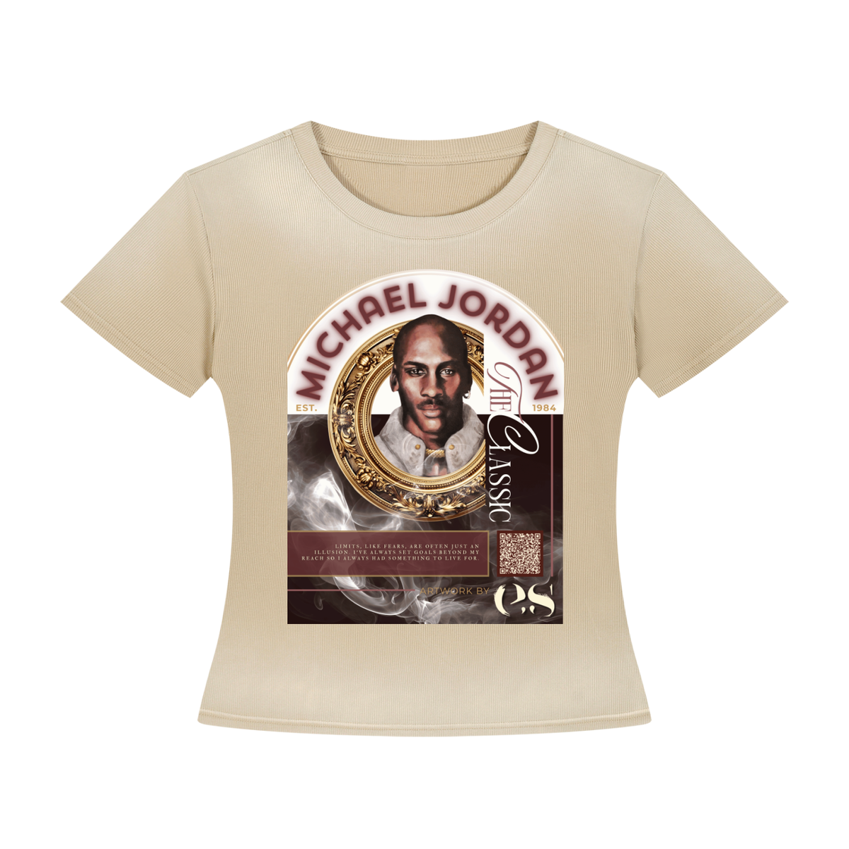The Classic: Michael Jordan | Women's Sunfade Tee | Beige
